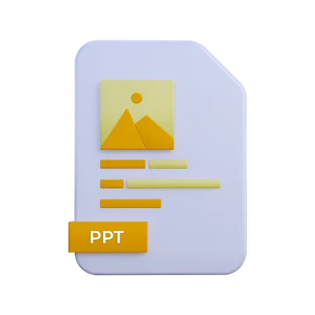 Ppt File  3D Illustration