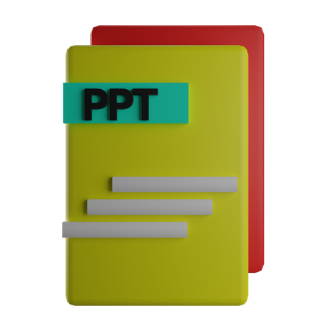 Ppt Papers  3D Icon