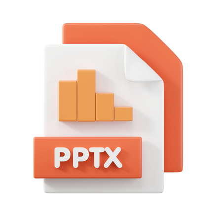 PPTX File  3D Icon