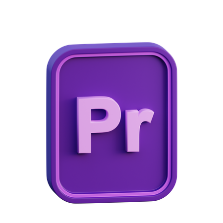 Pr File  3D Icon