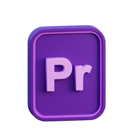 Pr File  3D Icon