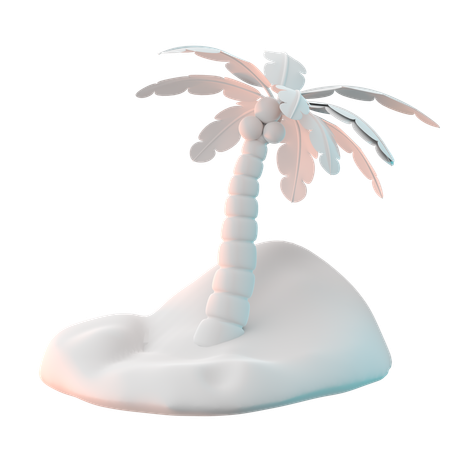 Praia  3D Icon