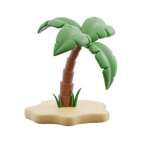 Praia  3D Icon
