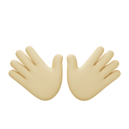 Praise Two Hand Gesture  3D Icon