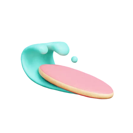 Prancha de surfe  3D Icon