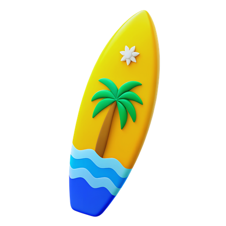 Prancha de surfe  3D Icon