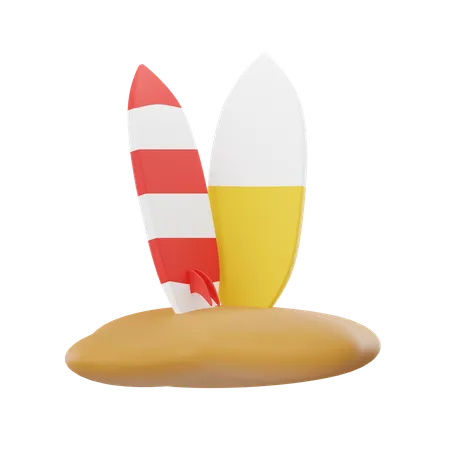 Prancha de surfe  3D Icon