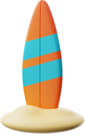 Prancha de surfe  3D Icon