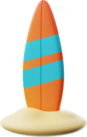 Prancha de surfe  3D Icon