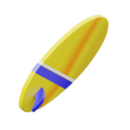 Prancha de surf  3D Icon