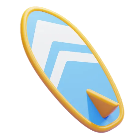 Prancha de surfe  3D Icon