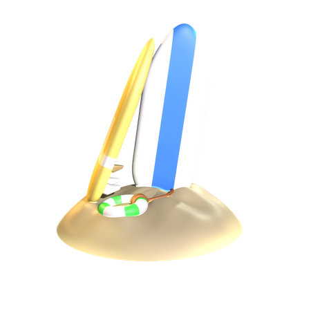 Prancha de surfe  3D Icon