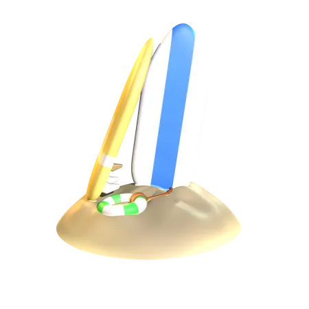 Prancha de surfe  3D Icon