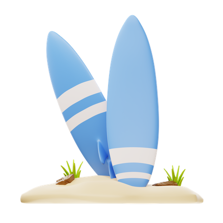 Prancha de surfe  3D Icon