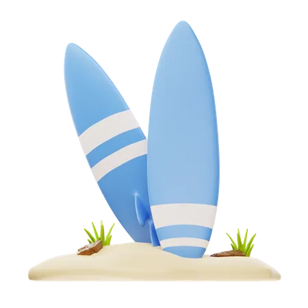 Prancha de surfe  3D Icon