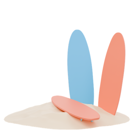 Prancha de surfe  3D Icon