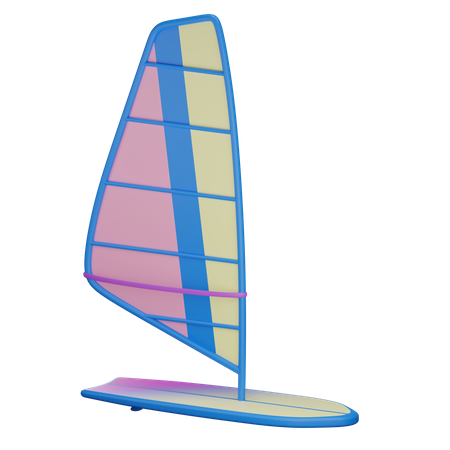 Prancha de windsurf  3D Illustration