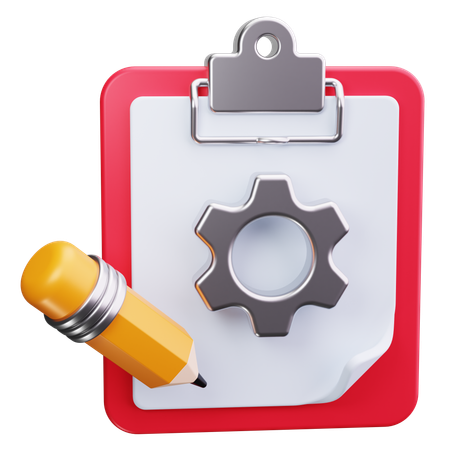 Prancheta  3D Icon