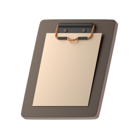 Prancheta  3D Icon