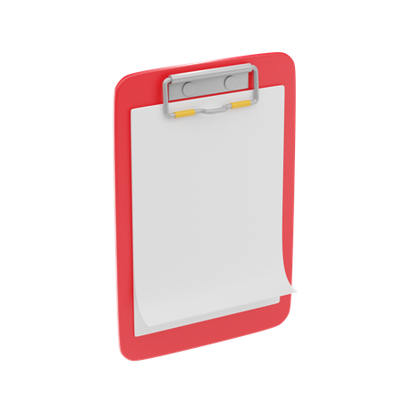 Prancheta  3D Icon