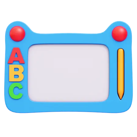 Prancheta de criança  3D Icon