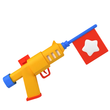 いたずら銃  3D Icon