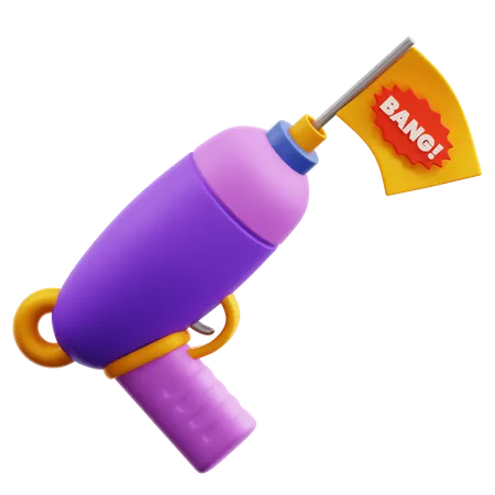 Prank Gun  3D Icon