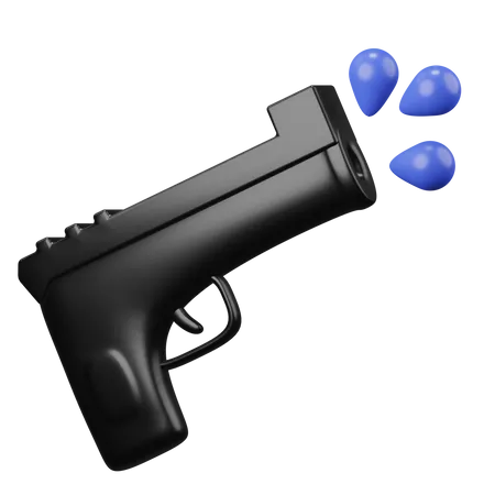 Prank Gun  3D Illustration