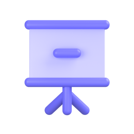 Präsentationstafel  3D Icon