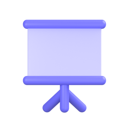 Präsentationstafel  3D Icon