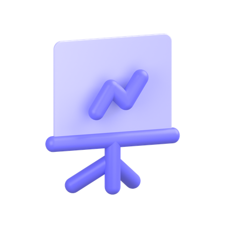 Präsentationstafel  3D Icon