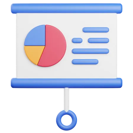 Präsentationstafel  3D Icon