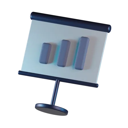 Präsentationstafel  3D Icon