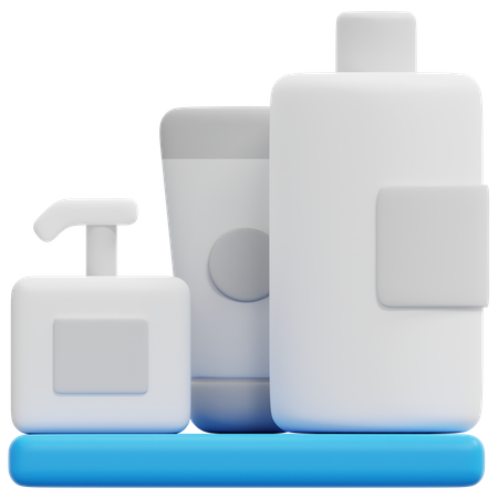 Prateleira de shampoo  3D Icon