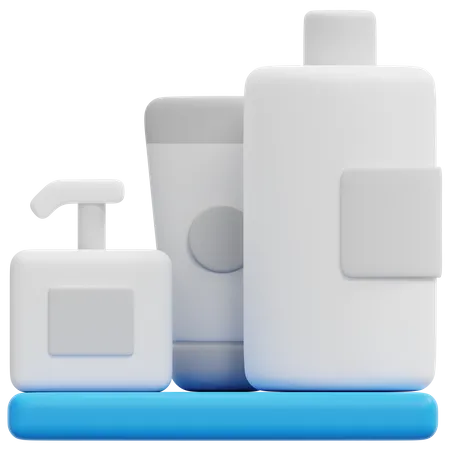 Prateleira de shampoo  3D Icon