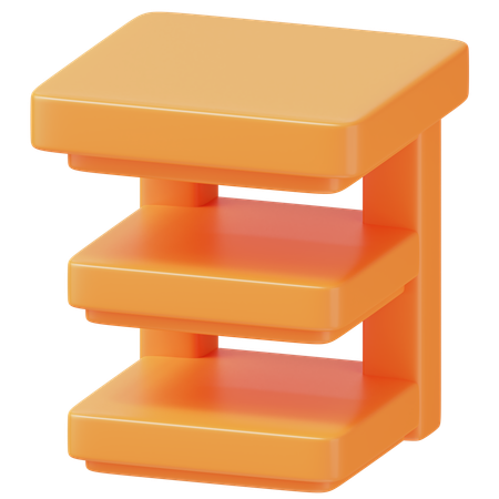 Prateleiras  3D Icon