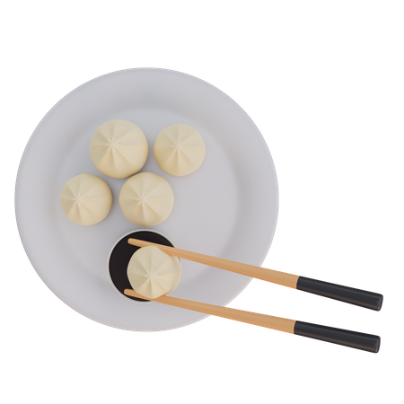 Prato de bolinho  3D Icon