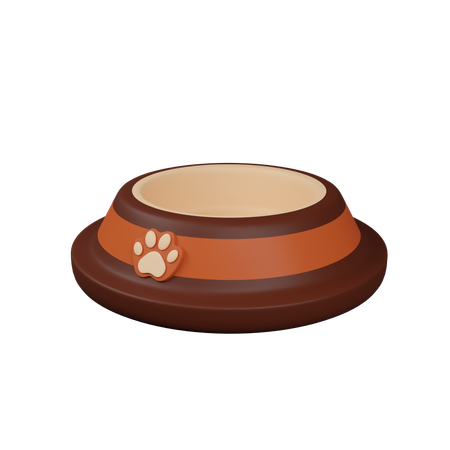 Prato de comida para animais de estimação  3D Icon