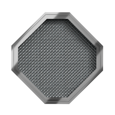 Prato de metal  3D Icon