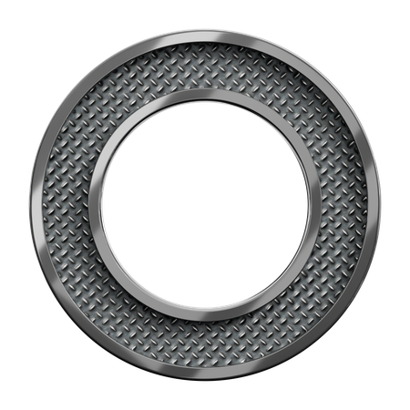Prato de metal donut  3D Icon