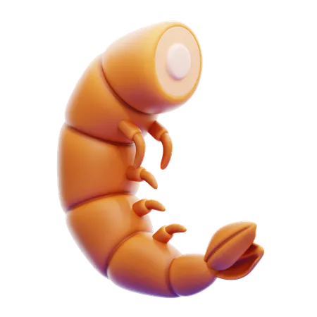 Prawn  3D Icon