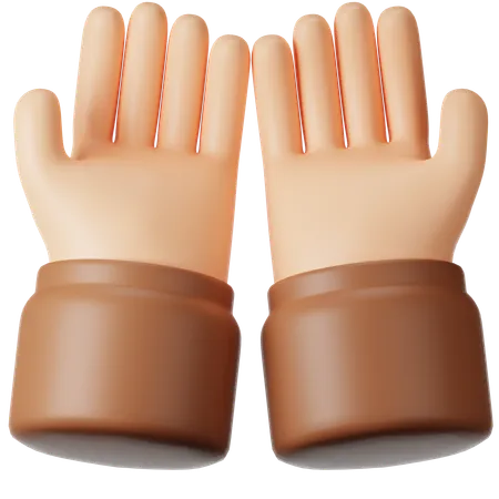Pray Hand Gesture 3 D Icon 3D Icon