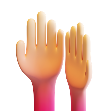 Pray Hand  3D Icon