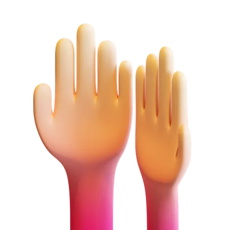 Pray Hand  3D Icon