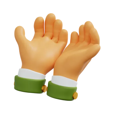 PRAY HAND  3D Icon