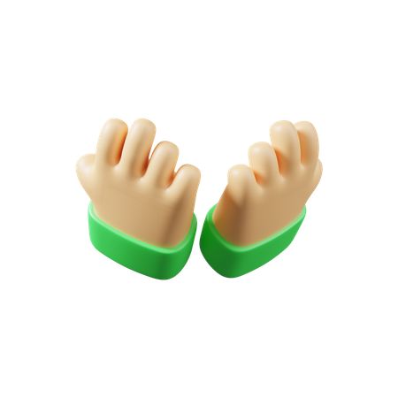 Pray Hand  3D Icon