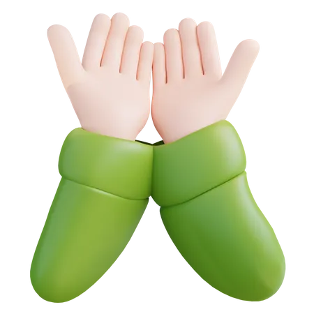 Pray Hand 3D Icon
