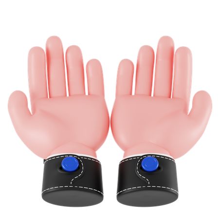 Pray Hand Gesture  3D Icon