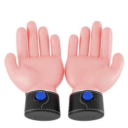 Pray Hand Gesture  3D Icon