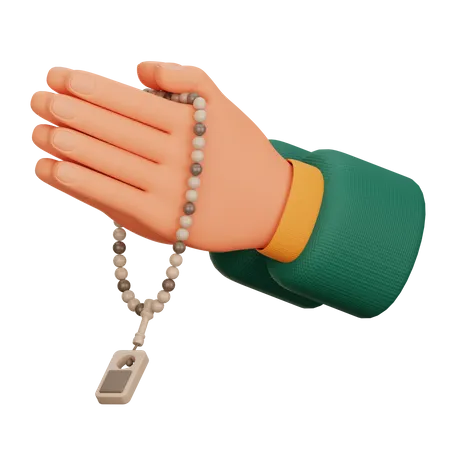 Pray with Tasbih  3D Icon